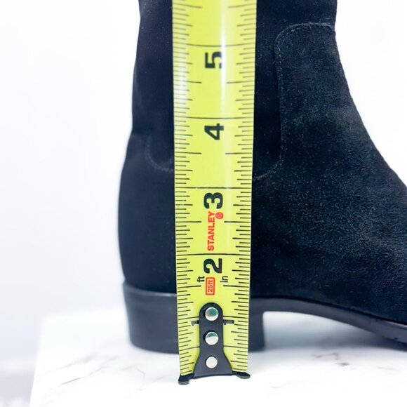 Clarks Boots Pure Caddy Suede Knee High Black 6 - Picture 6 of 8